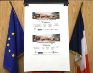 Plaque d'inauguration de la Salle La Brik janvier 2026